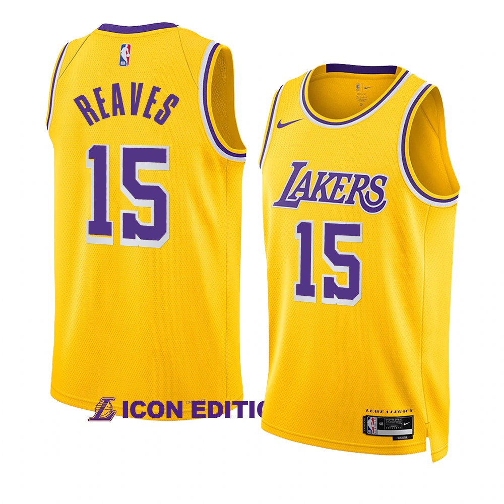 High Quality】2022-23 Men's New Original NBA Los Angeles Lakers #15 Austin  Reaves Purple Statement Edition Jersey Swingman Heat-pressed