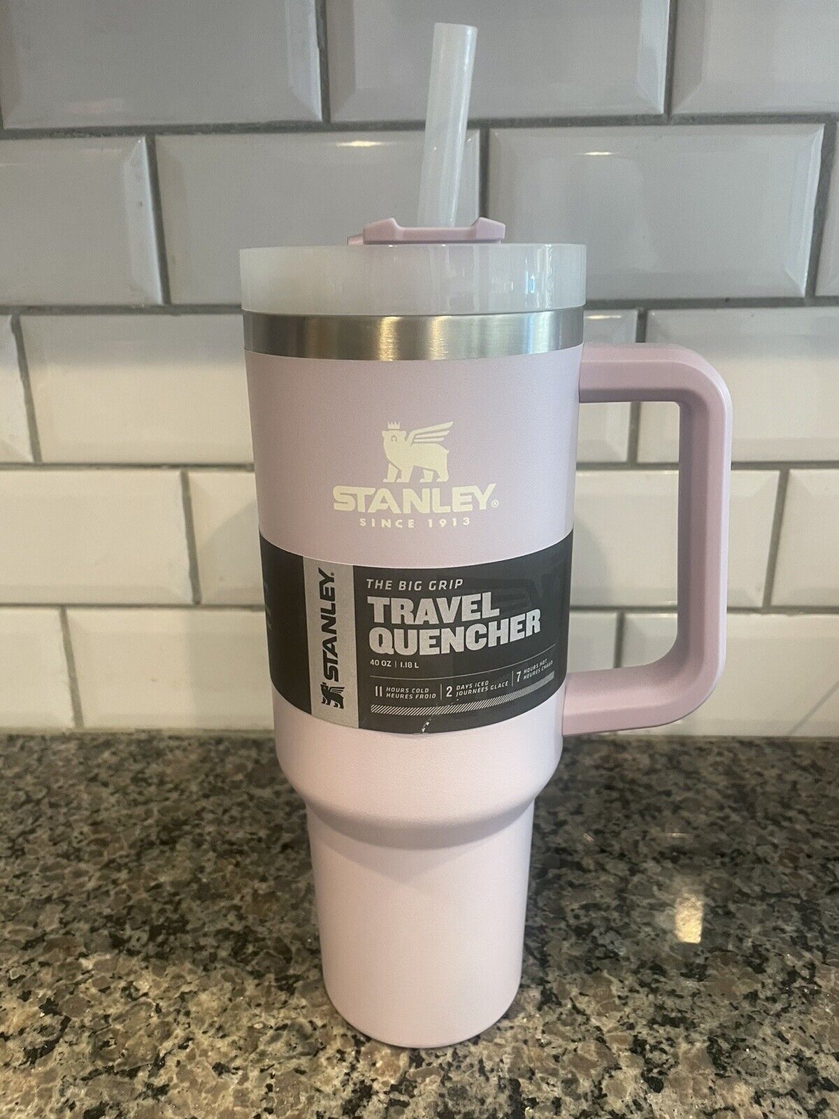 Stanley Cup Orchid(40oz) Adventure Quencher Travel Tumbler Large 