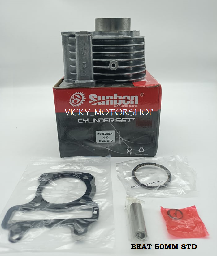CYLINDER BLOCK KIT SUNBEN BEAT 50MM STD 108cm³ Lazada PH