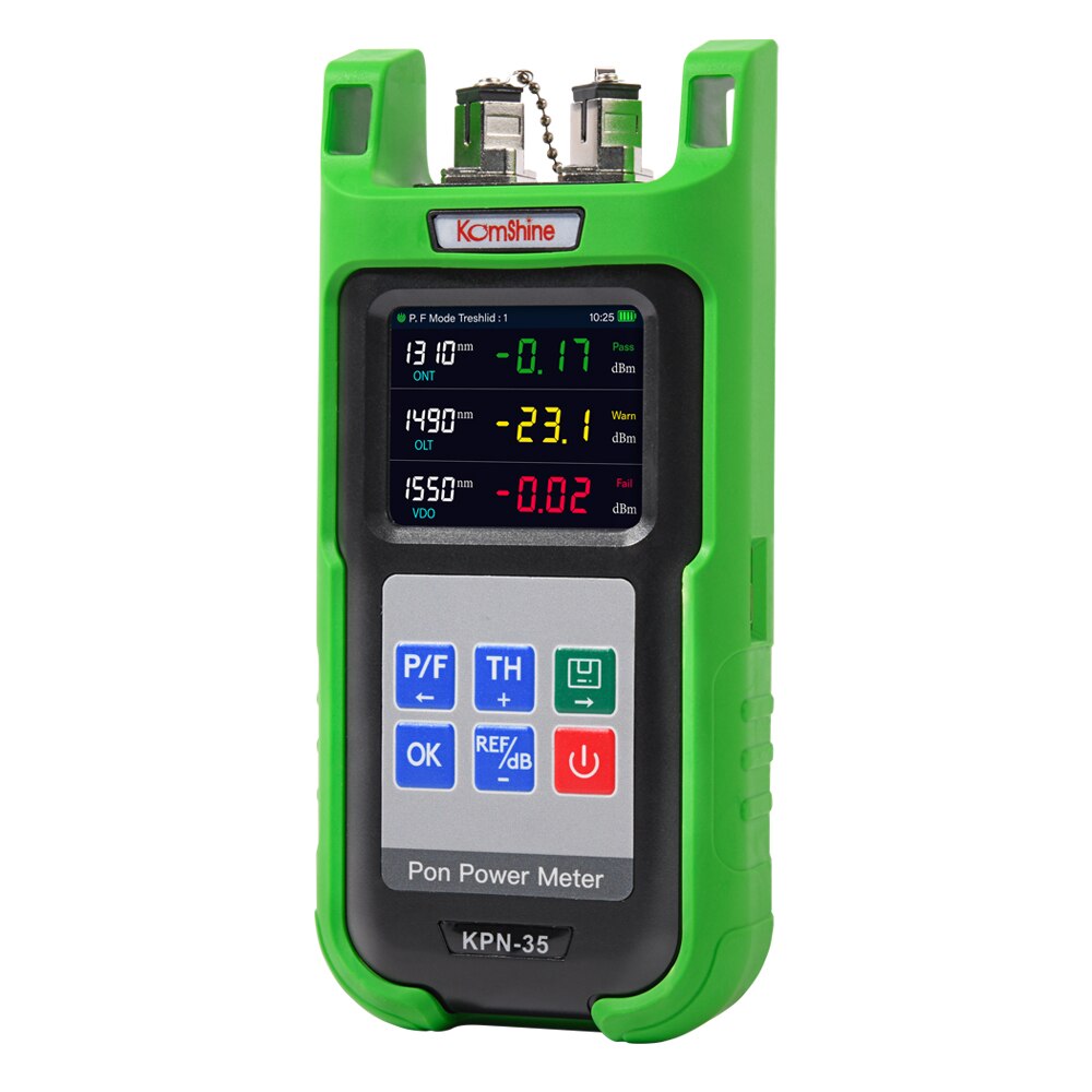 KomShine FTTX handheld PON power meter with 1310/1490/1550nm GPON EPON BPON APON 