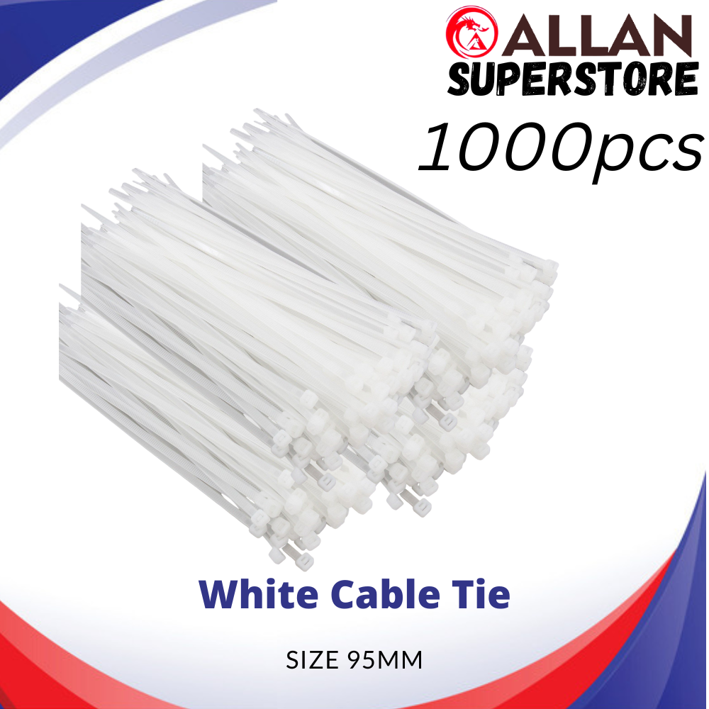 Allan Superstore High quality 95mm nylon cable tie white cable tie