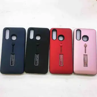Fashion Cover For Vivo Y15 Anti Shock Holder Stand Silicone Back