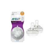 Philips Avent Natural Fast Flow Teats/Nipples Twin Pack