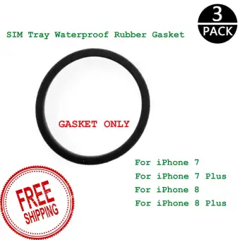 3x Replacement Sim Tray Holder Rubber Waterproof Gasket Ring For Iphone 7 Iphone 7 Plus Iphone 8 Iphone 8 Plus Lazada Ph