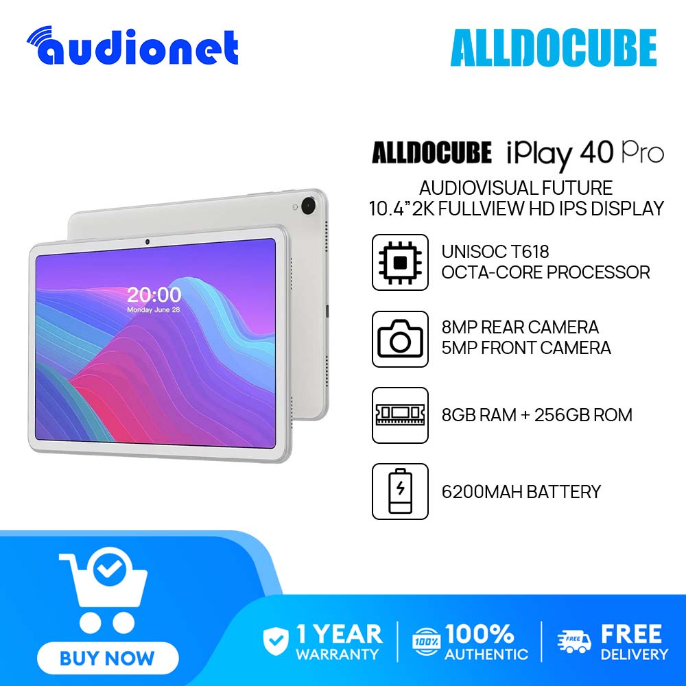 Alldocube iPlay 40 Pro Tablet | 8GB RAM + 256GB ROM | Unisoc T618