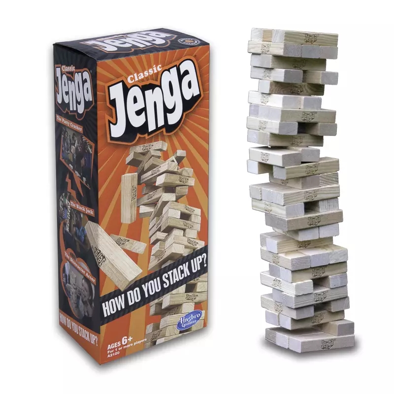 Original Jenga Hasbro Classic Blocks Tabletop Multiplayer Game for