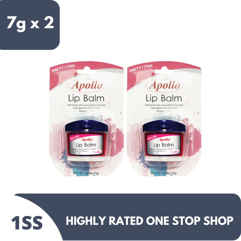 Apollo Lip Balm Pretty Pink 7g x 2 Lazada PH