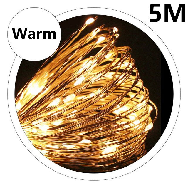 Jiditech 2M/22M 200 Christmas Lights LEDs String Light Christmas Solar