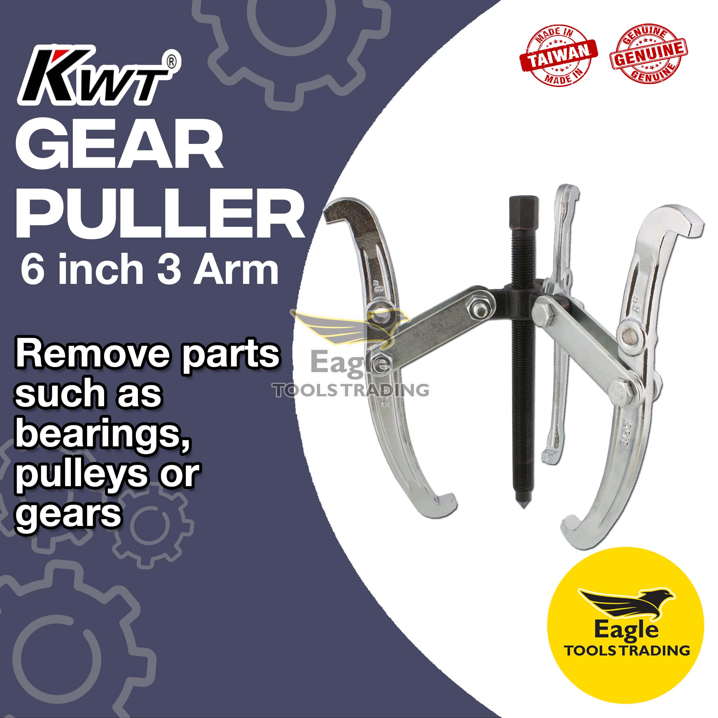 INGCO Three Jaws Gear Puller Gear 3 Inch 4 Inch Safe, 60 OFF