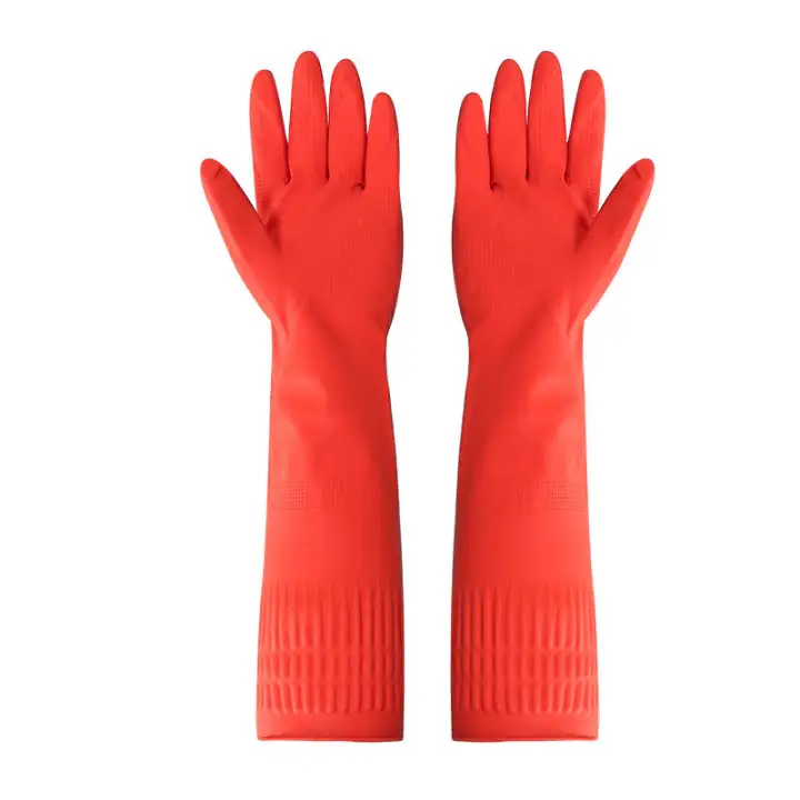 long dishwashing gloves