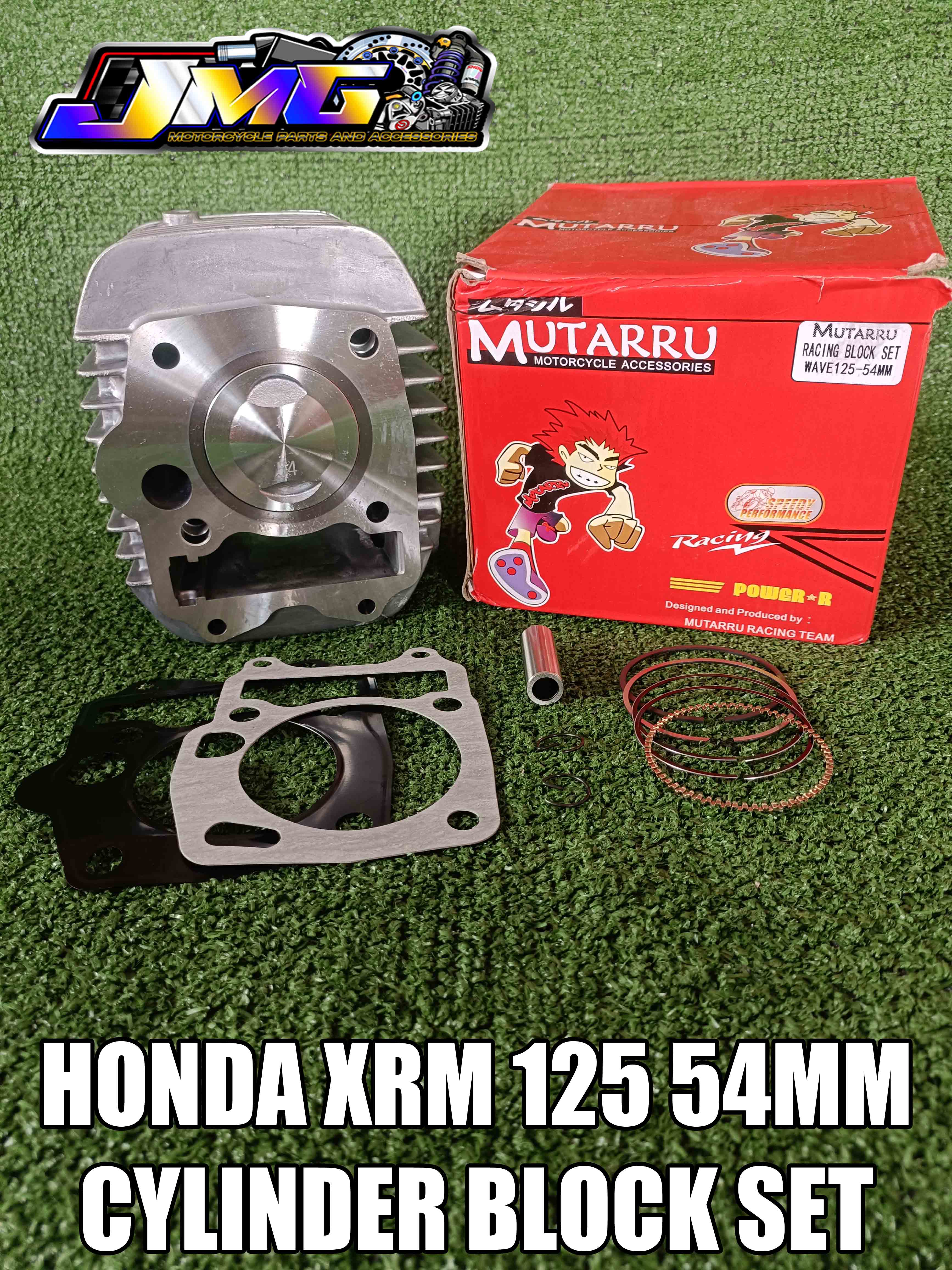 MUTARRU HONDA XRM 125 54MM SEMI DOME PISTON CYLINDER BLOCK SET Lazada PH
