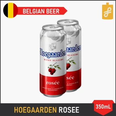 Hoegaarden Rosee Belgian Beer 2 Cans 330mL