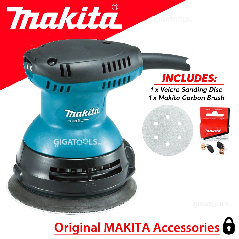Makita M9202B Random Orbit Sander 240W with Velcro Sanding Disc
