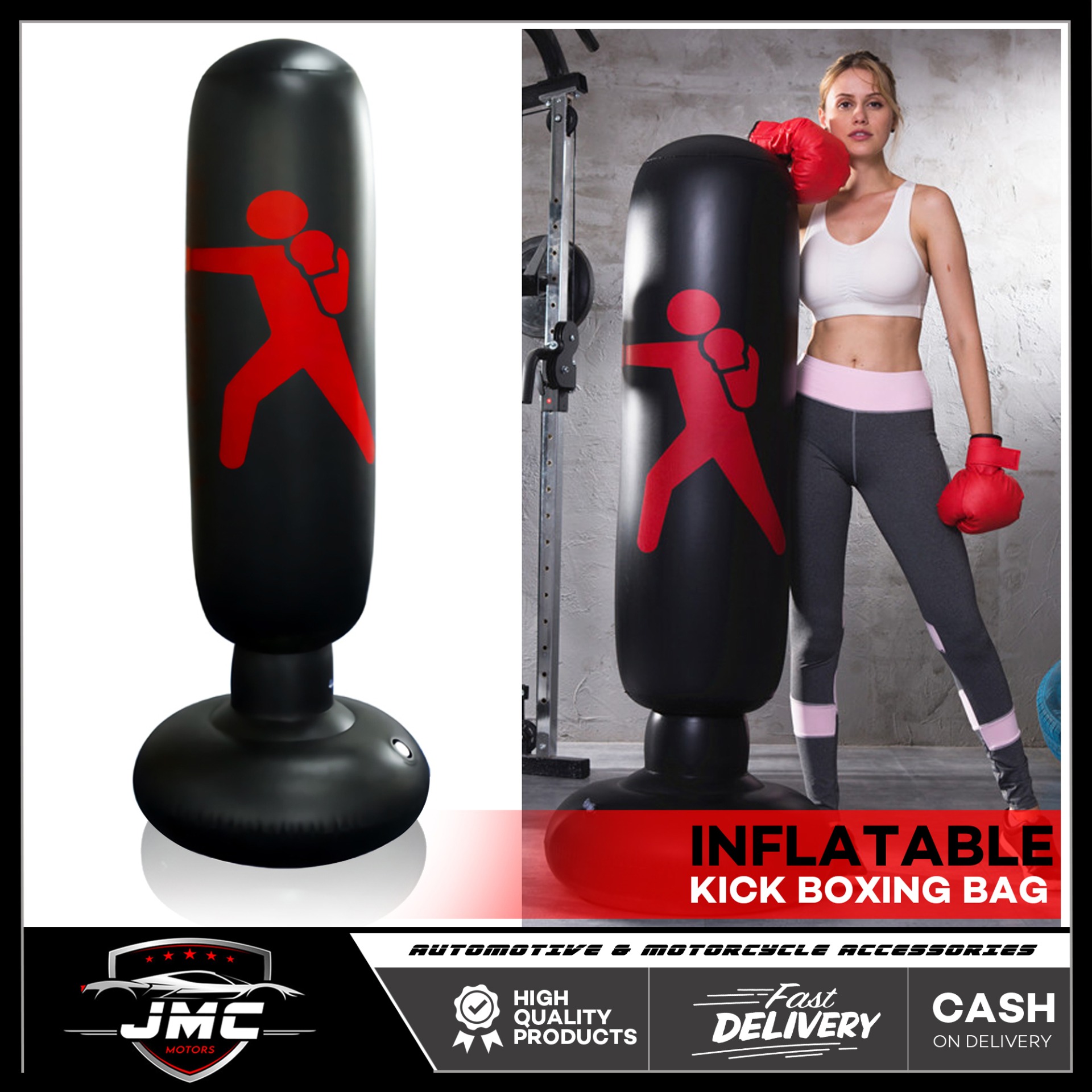 inflatable kicking bag