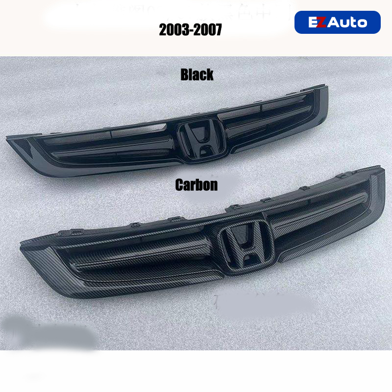 Chrome Front Grille Cover Trim For Honda Accord 7th Gen 2003-2007 | Upper Hood Strip Decor