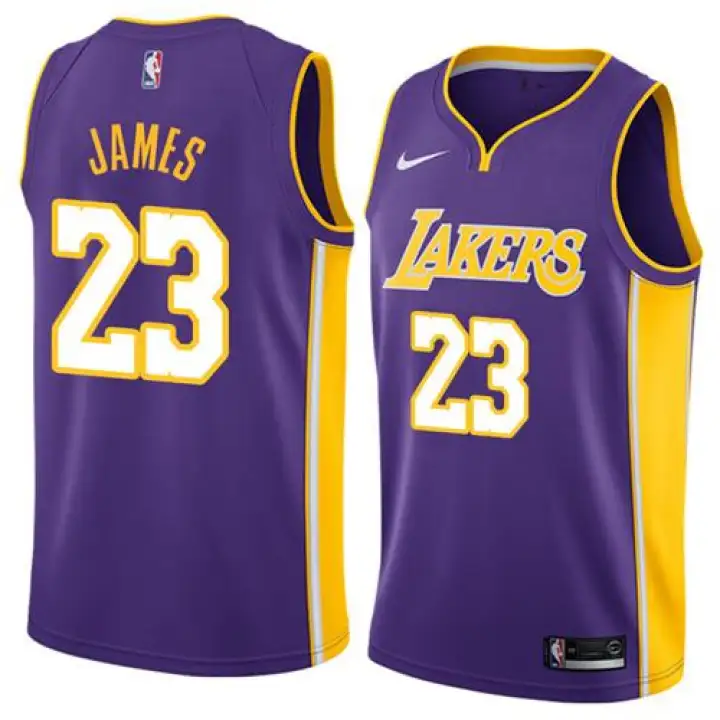lakers 23 jersey purple