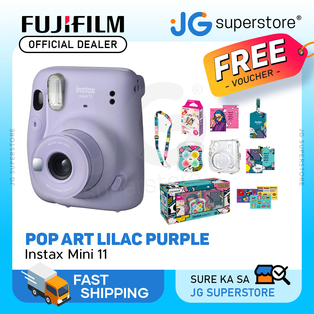 Fujifilm Instax Mini 12 CITY POP Edition Package Instant Camera Bundle – JG  Superstore