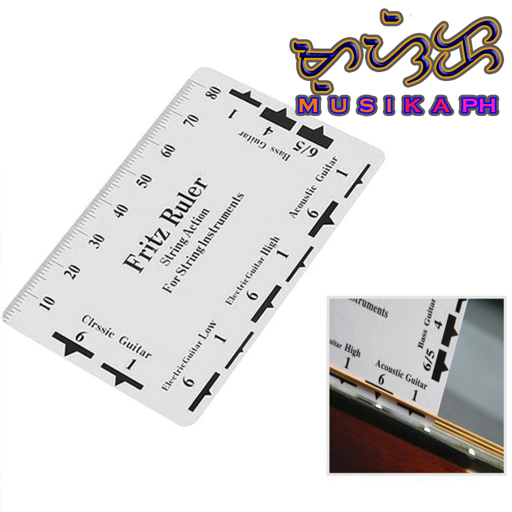 Fritz Ruler Guitar String Action Ruler Lazada PH
