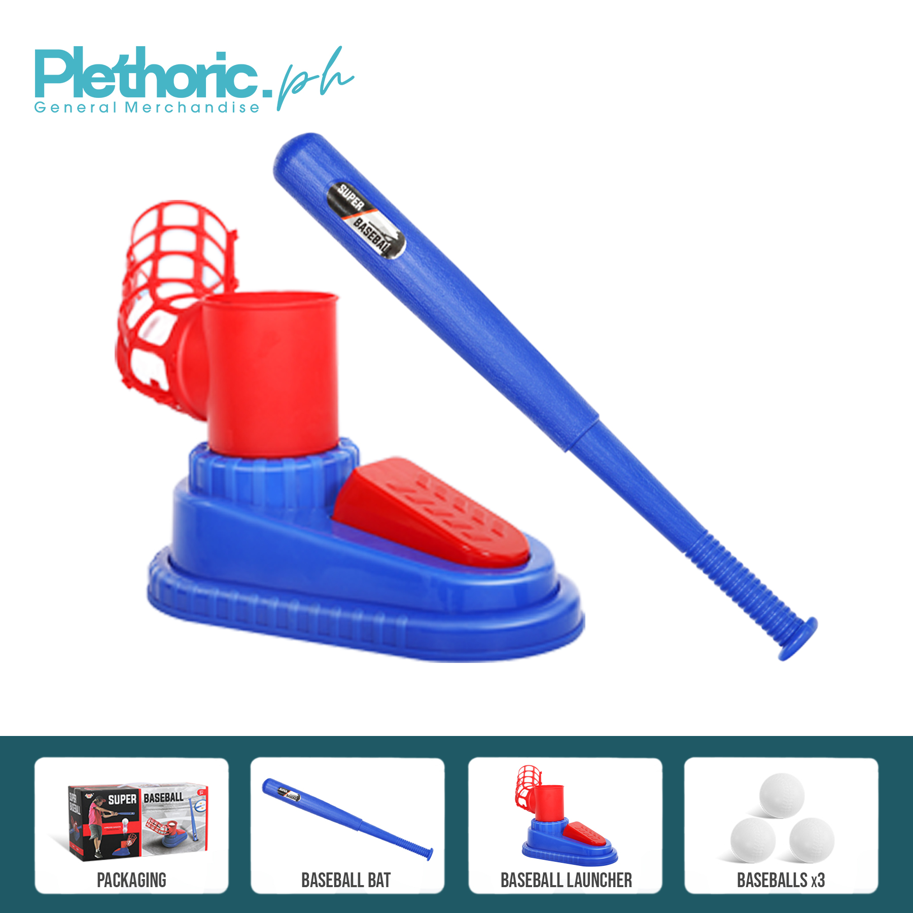 Plethoric Baseball Pitching Machine for Kids, Automatic Baseball