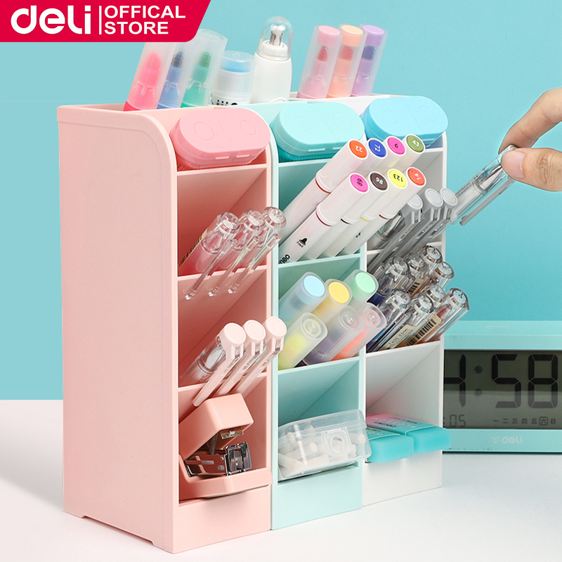 Deli Pen Holder Pen Organizer High Quality MultiFunction Minimalist
