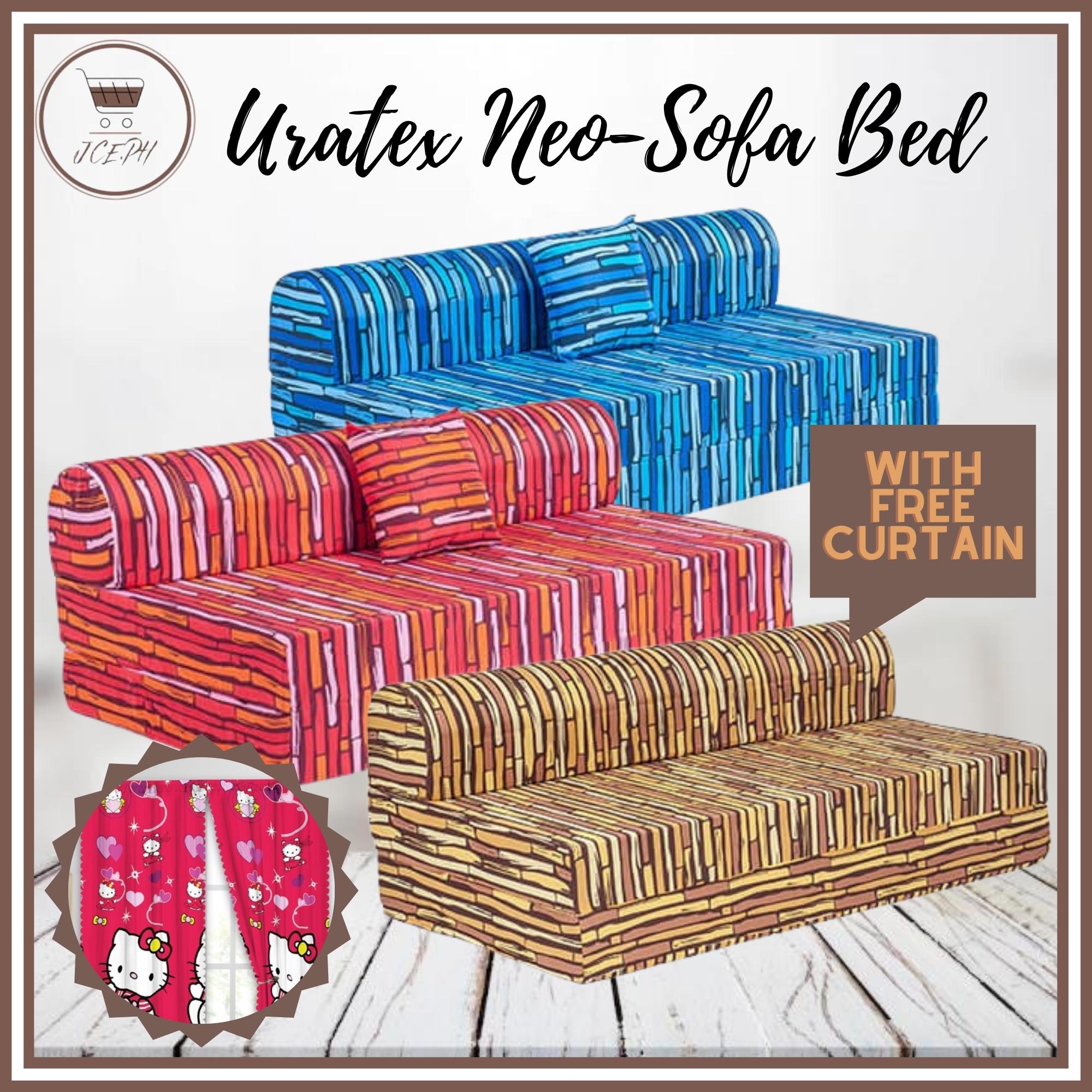 URATEX NEO SOFA BED / 6INCH THICK SOFA BED WITH FREE 1 PILLOW / SOFA