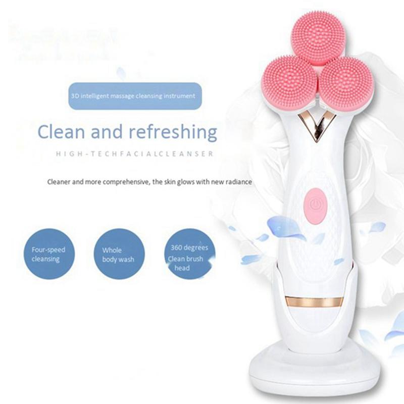 Facial Cleaning Brush Facial Brush, Electric Face Washer Pore Cleaner MultiFunction Rotary