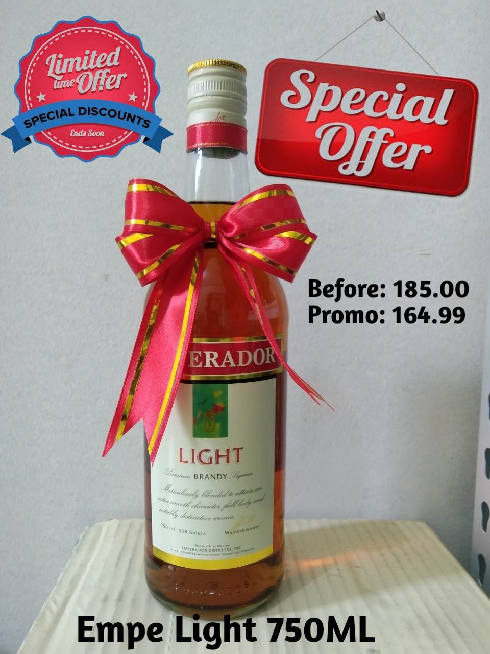 SPECIAL EMPERADOR LIGHT 750ML Lazada PH