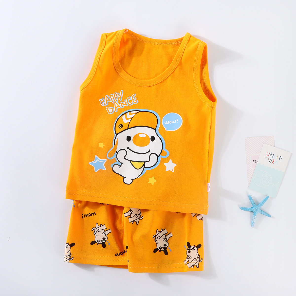 iBaby Terno for baby Sando Tank Top suit summer new style boys sleeveless  clothes sets
