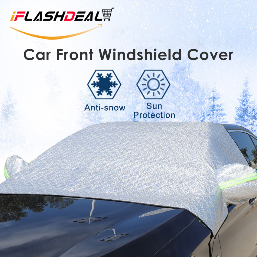 Car Windshield Snow Cover Car Sunshades for Windshield with Magnetic Edges Snow Cotton Thicken Windshield Winter Cover Fits for Most Cars Small 