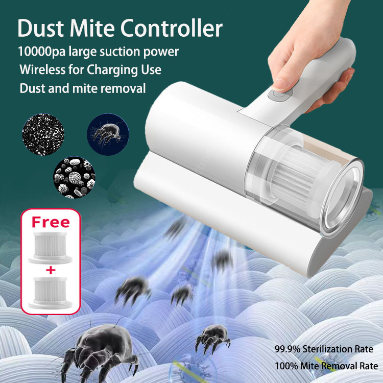 UV Mite Removal Vacuum Cleaner Wireless Charging 20000Pa High Frequency