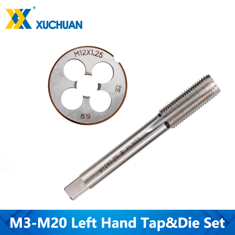 1pc HSS Machine M21 X 1mm Plug Tap and 1pc M21 X 1.0mm Die Threading Tool