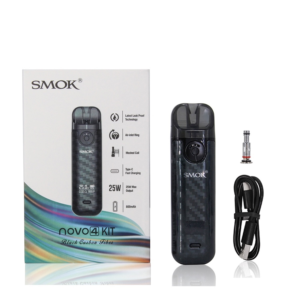 Vape Original SMOK Novo 4 Pod Kit with 800mAh Battery NOVO4 Cartridges LP1 CoilsNord 4 RPM4 RP