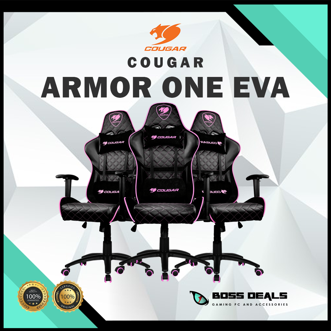 Cougar Armor One Eva Gaming Chair Pink Chair Furniture Cougar