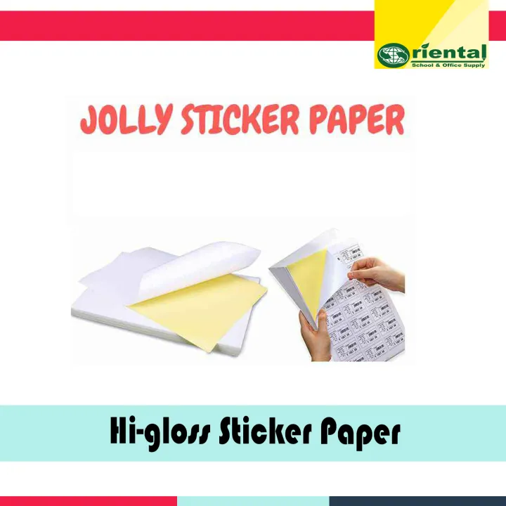 long sticker paper