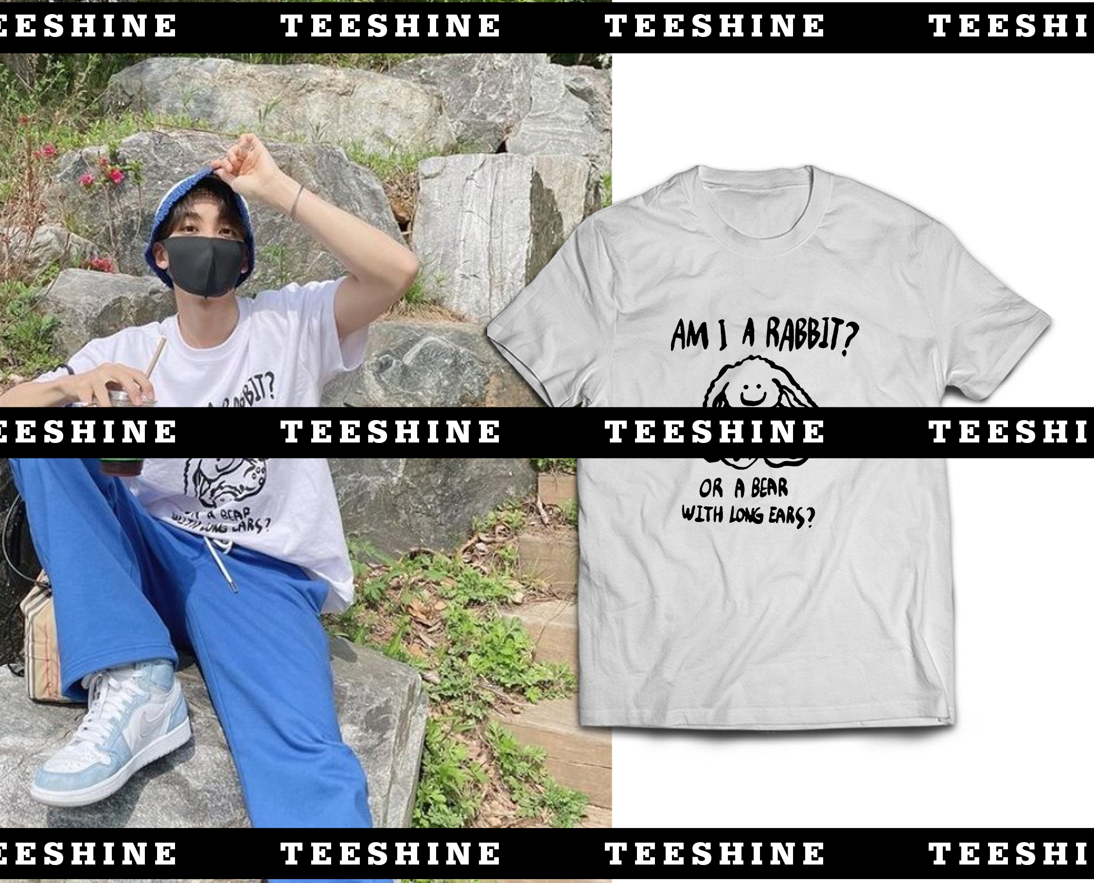 SVT JEONGHAN AM I A RABBIT INSPIRED SHIRT | Lazada PH