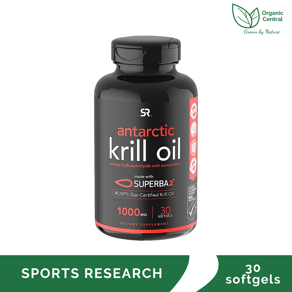 Sports Research SUPERBA 2 Antarctic Krill Oil with Astaxanthin 1,000mg