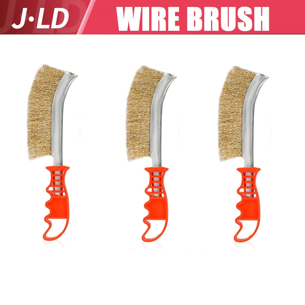 Knife-Shaped Copper Stainless Steel Wire Brush Grill Cleaner BBQ