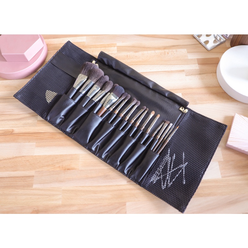 OVW 24 Pockets Fashional Makeup Brush Tool Black Multi-function Makeup Brushes Bag Professional Cosmetic Tools Storage Holder Fashional 16C