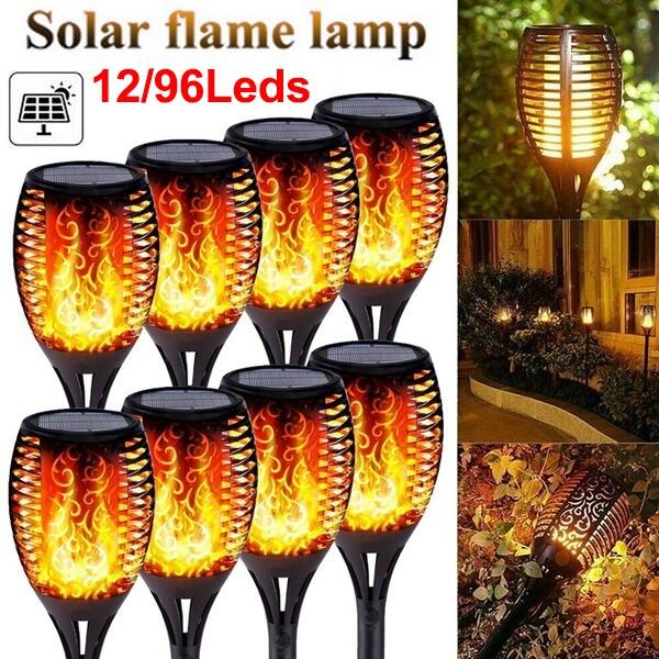 tall solar torch lights