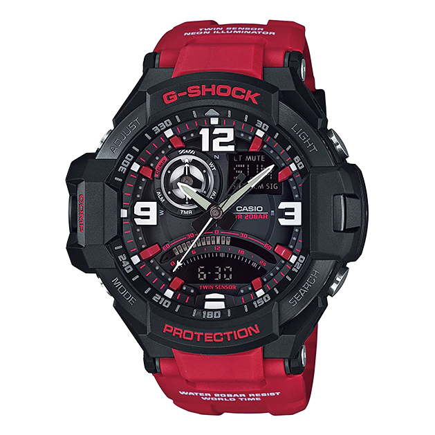 Maroon g shop shock watch