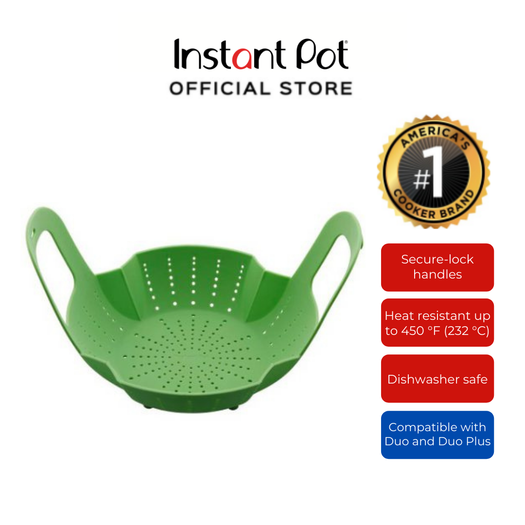 Instant Pot Silicone Steamer Basket Bpa-Free Steaming Basket