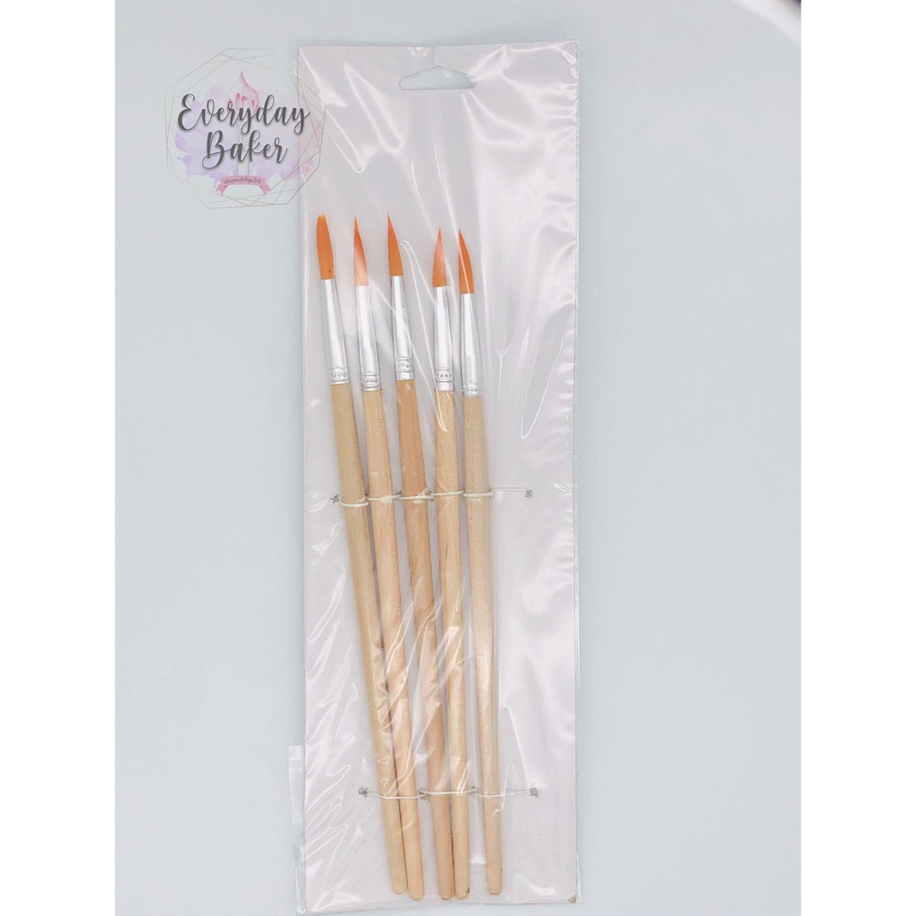 5PC Brush Set Cake Decorating Lazada PH