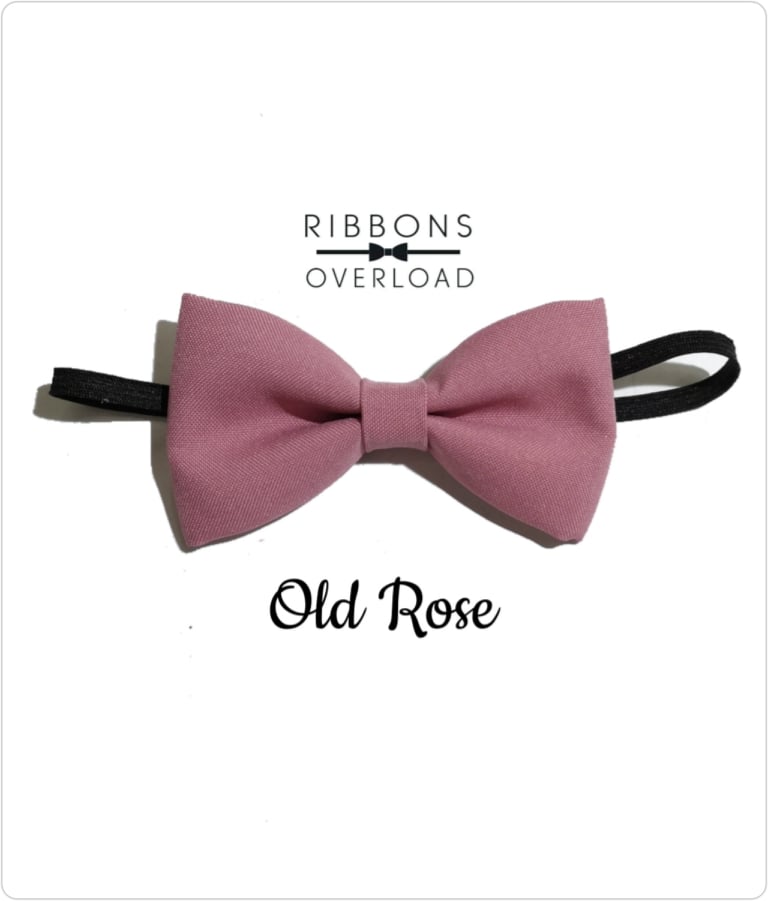 bow tie old rose