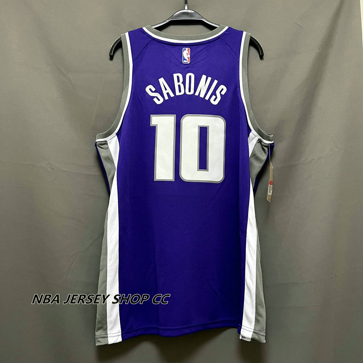 Nike Men's Sacramento Kings Domantas Sabonis #10 Purple Dri-FIT Swingman  Jersey