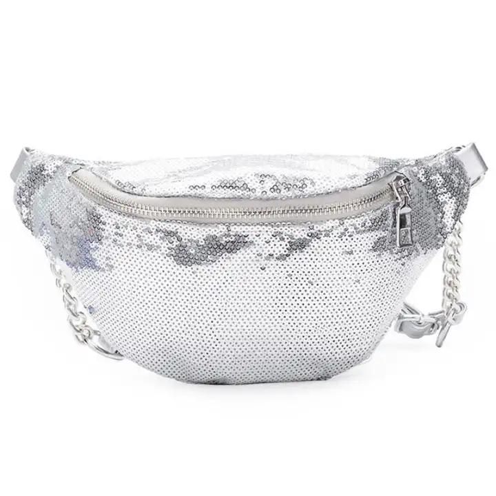 sequins fanny pack