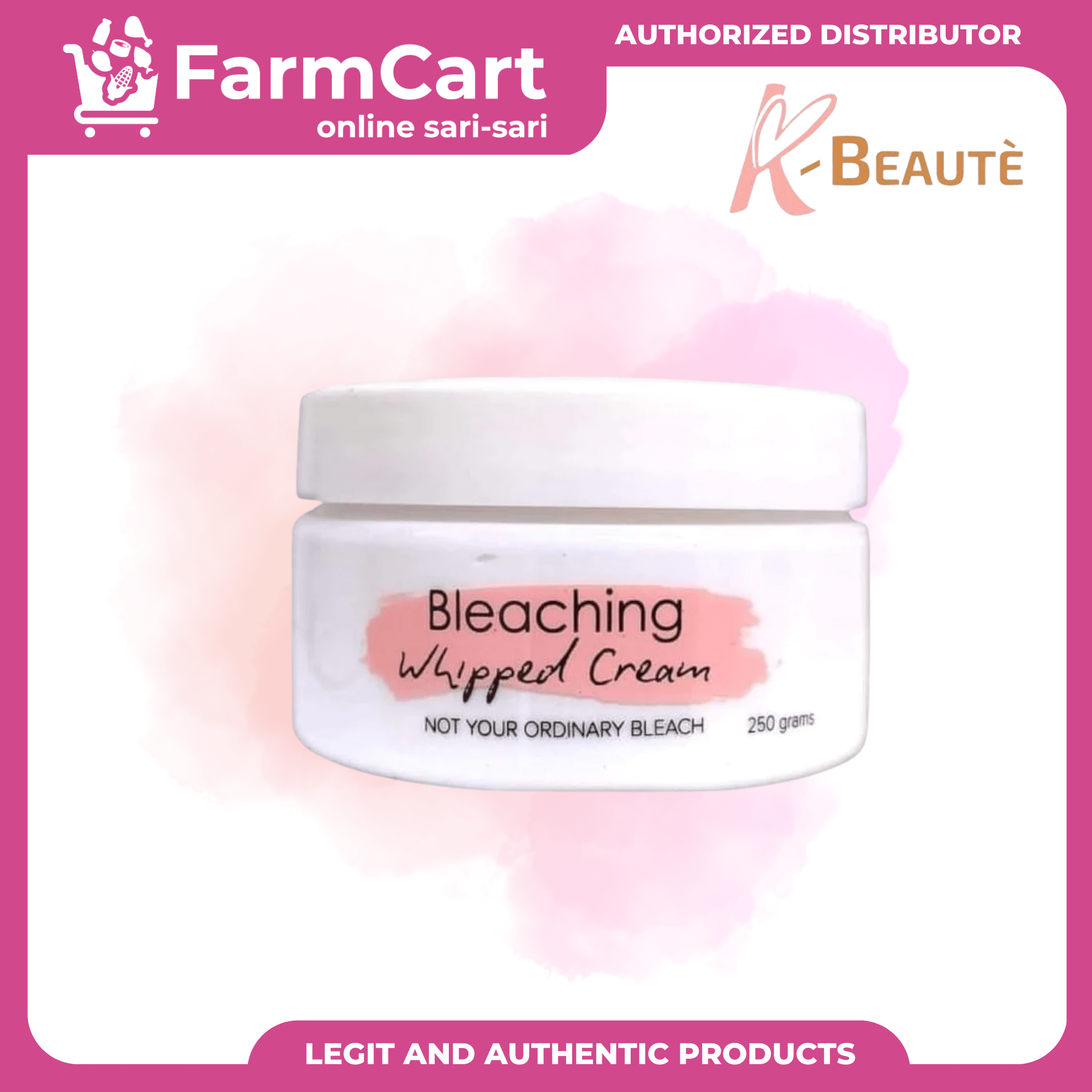 KBeaute Bleaching Whipped Cream 250 grams Lazada PH