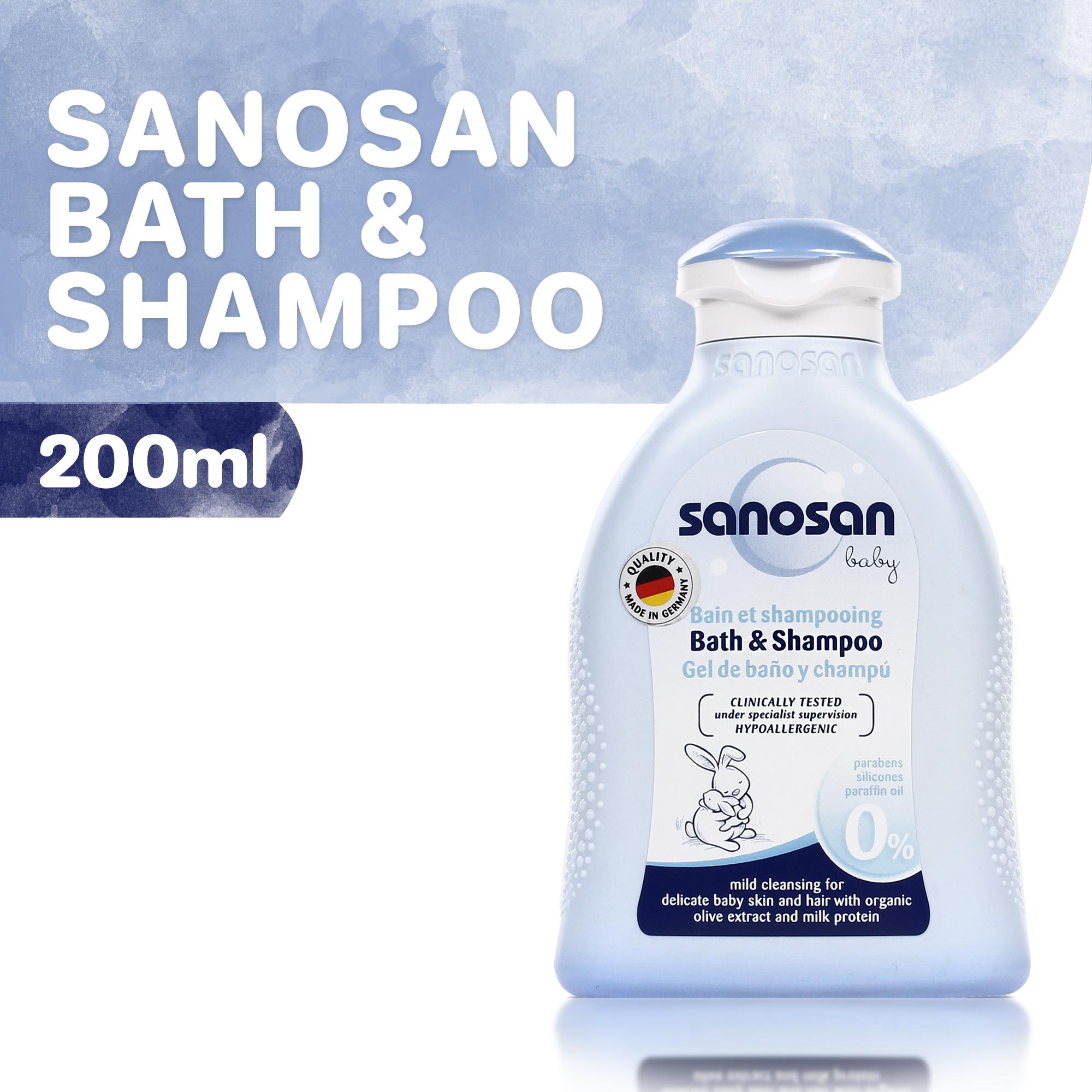 sanosan bath & shampoo 500ml