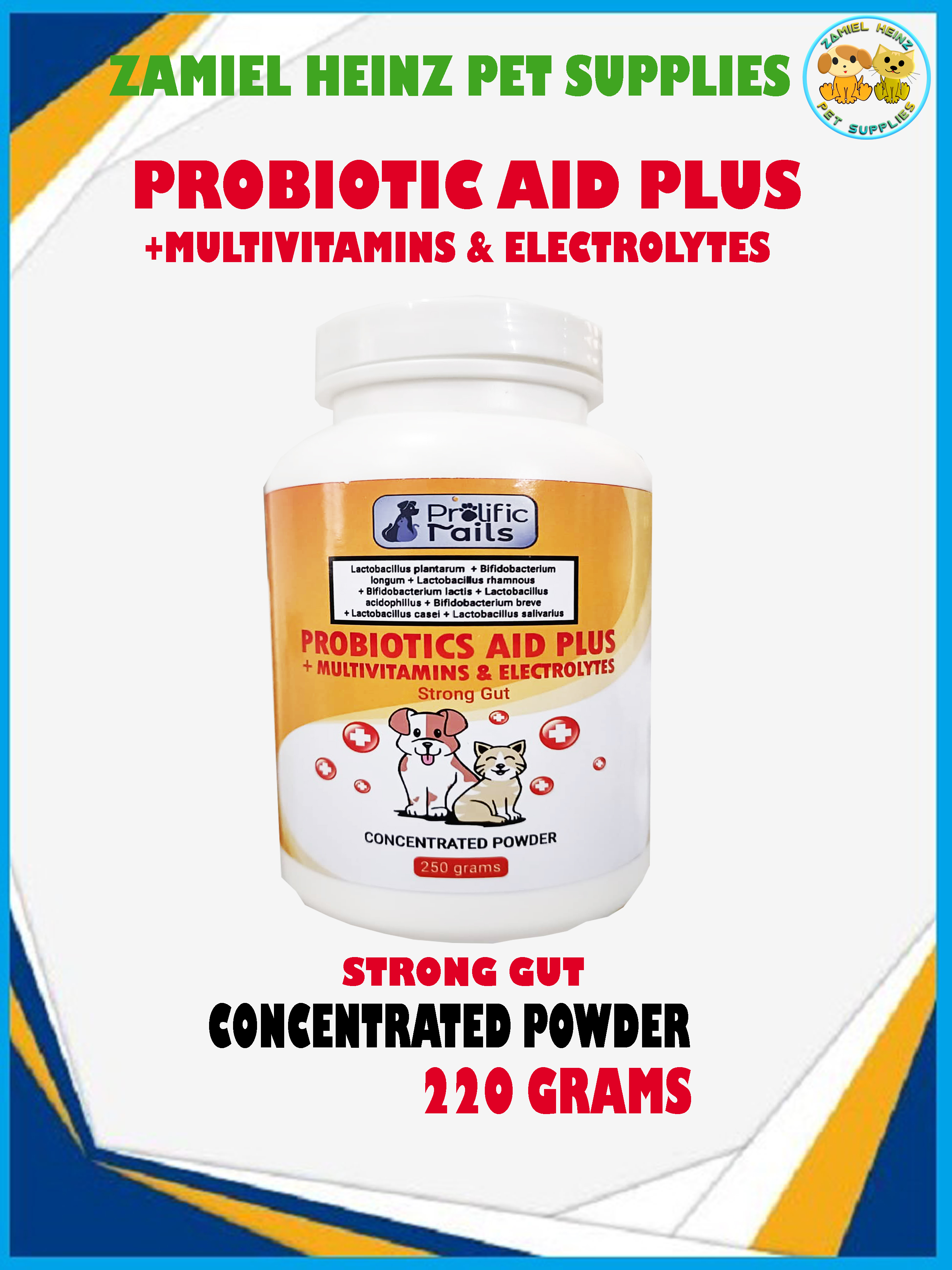 PROBIOTICS AID PLUS +Multivitamins & Electrolytes 250grams Lazada PH