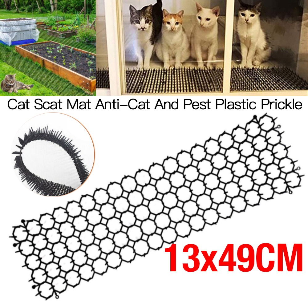 Cat Scat Mat Anti-Cat and Pest Plastic Prickle Strip Network Digging Stopper Cat 
