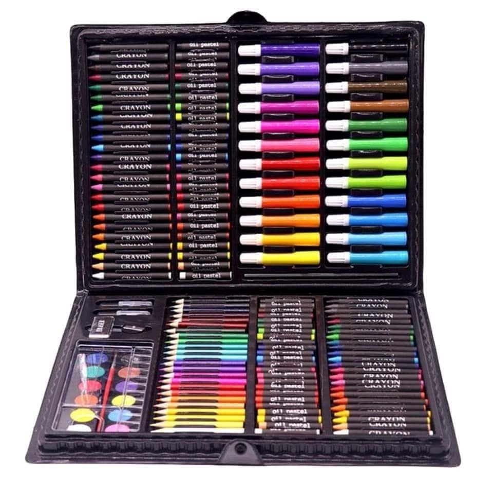 Mega ART Coloring Set Painting set Color Set Water Color Pen Crayon Drawing  set For Children Gifts Tools Kit Boys Girls Students Christmas Birthday  Holiday Festival Neon Book Ink Craft Washable Pencils